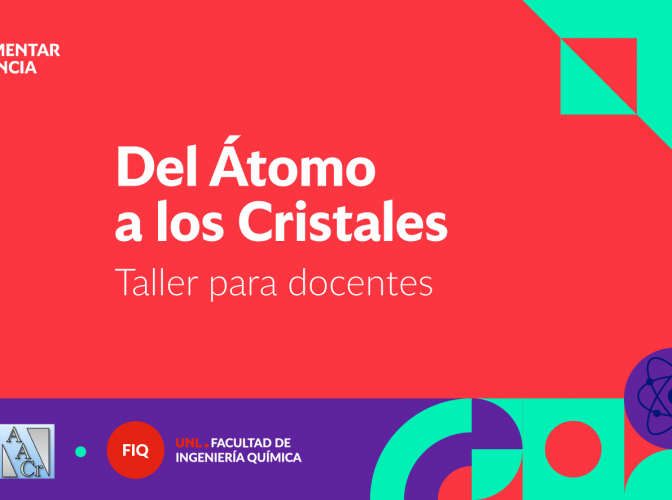 Del átomo a los cristales: inscripciones abiertas