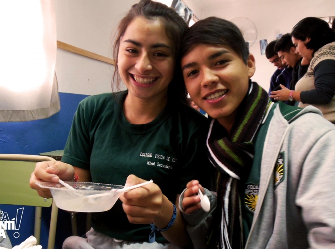 Seguimos haciendo helados y experimentado en las escuelas de Santa Fe