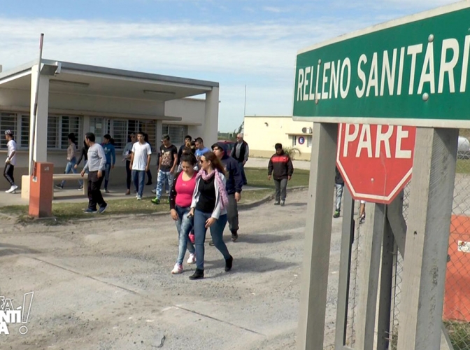 Visita al predio de tratamiento de residuos de Santa Fe