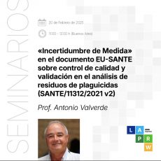 “Incertidumbre de Medida” en el Documento EU-SANTE sobre control de calidad y validación en el análisis de residuos de plaguicidas (SANTE/11312/2021 v2)