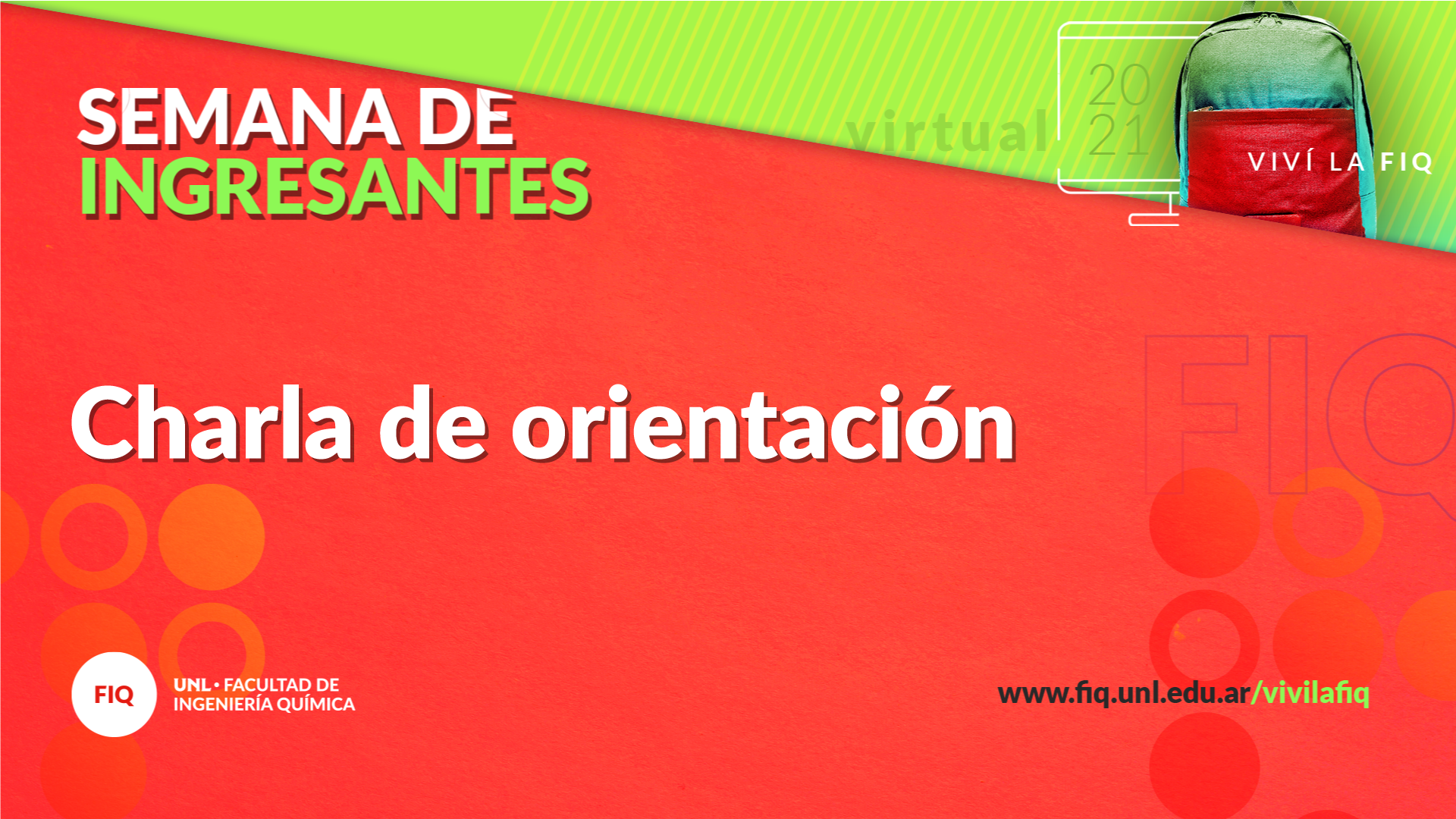 Inscripciones Charla de Orientación