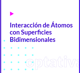 Interacción de Átomos con Superficies Bidimensionales