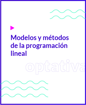 Modelos y métodos de la programación lineal